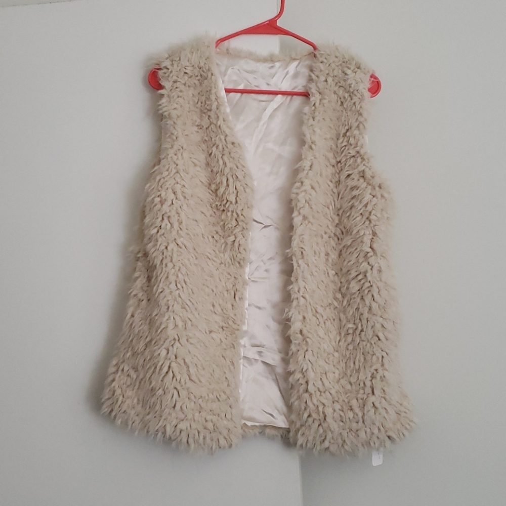 Lamb shearling vest